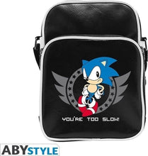 Cargar imagen en el visor de la galería, BANDOLERA SONIC TOO SLOW (NEGRA) NUEVA