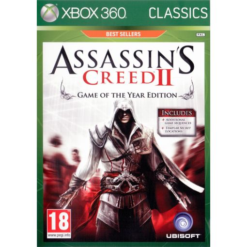 ASSASSIN´S CREED II/GAME OF THE YEAR EDITION (CLASSICS) (XBOX 360) NUEVO