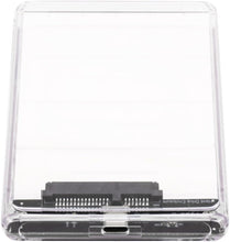 Cargar imagen en el visor de la galería, Caja de disco duro externa de 2.5 pulgadas a USB 3.0 optimizada para HDD/SSD compatible SATA3.0, carcasa de plástico para disco duro, USB C (NUEVA)