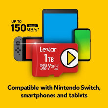 Cargar imagen en el visor de la galería, Lexar PLAY Tarjeta Micro SD 128 GB, Tarjeta Memoria microSDXC UHS-I, Hasta 160MB/s (NUEVO)