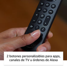 Cargar imagen en el visor de la galería, Mando por voz Alexa Pro para el Fire TV de Amazon con búsqueda del mando, controles para el televisor y botones retroiluminados (se necesita un dispositivo Fire TV compatible) NUEVO
