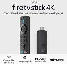 Cargar imagen en el visor de la galería, Nuevo Fire TV Stick 4K - Wi-Fi 6, Dolby Vision, Dolby Atmos y HDR10+(NUEVO)