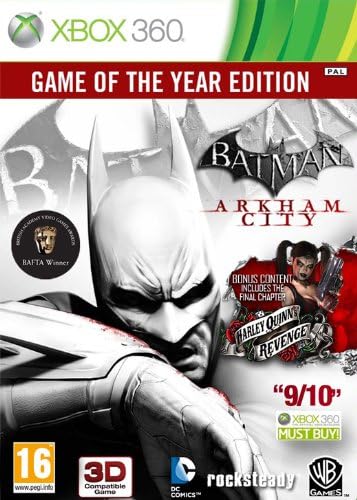 BATMAN ARKHAM CITY (GAME OF THE YEAR) (XBOX 360) NUEVO