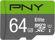 Load image into Gallery viewer, PNY Elite microSDXC 64GB UHS-I Class 10 (NEW)