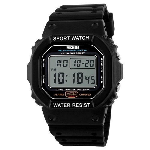 SKMEI-reloj Digital militar para hombre, pulsera deportiva, Todoterreno Model:1134 Color NEGRO (NUEVO - sin caja)