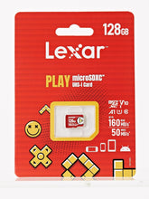 Cargar imagen en el visor de la galería, Lexar PLAY Tarjeta Micro SD 128 GB, Tarjeta Memoria microSDXC UHS-I, Hasta 160MB/s (NUEVO)