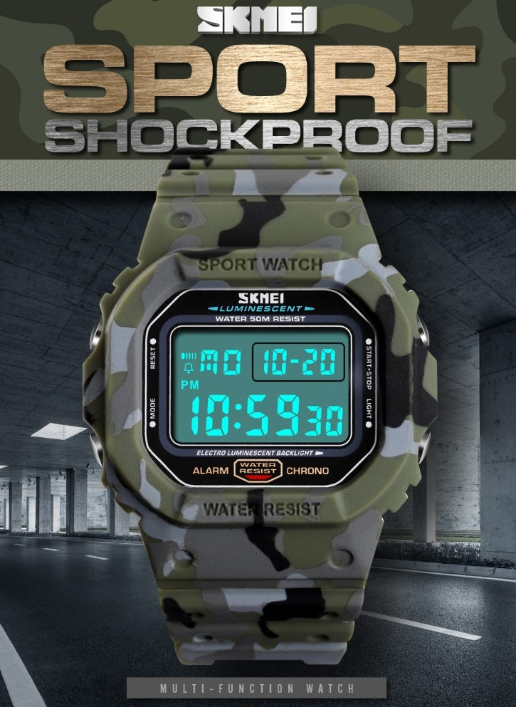SKMEI-reloj Digital militar para hombre, pulsera deportiva, Todoterreno Model:1134 (NUEVO - sin caja)