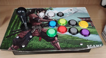 Load image into Gallery viewer, ARCADE STICK 11 BUTTONS (for PC, PS3 and PS4) USB - Bluetooth with Battery (NEW)