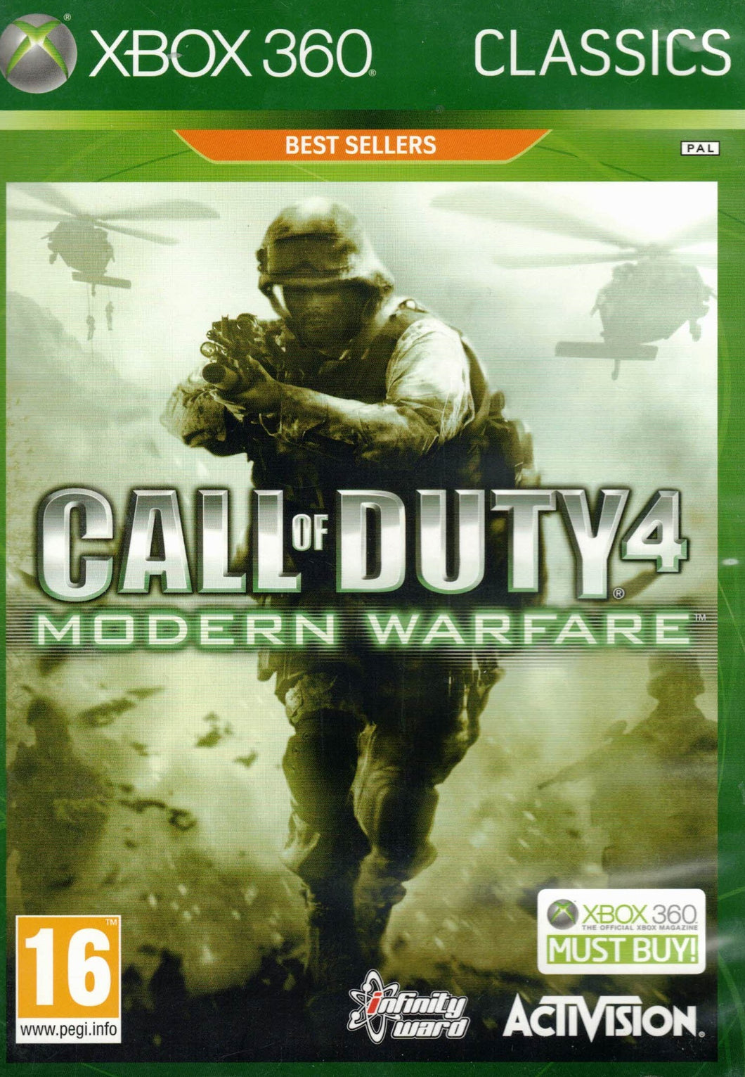 Call of Duty 4: Modern Warfare - Classics (Xbox 360) (Importación inglesa) (de segunda mano)