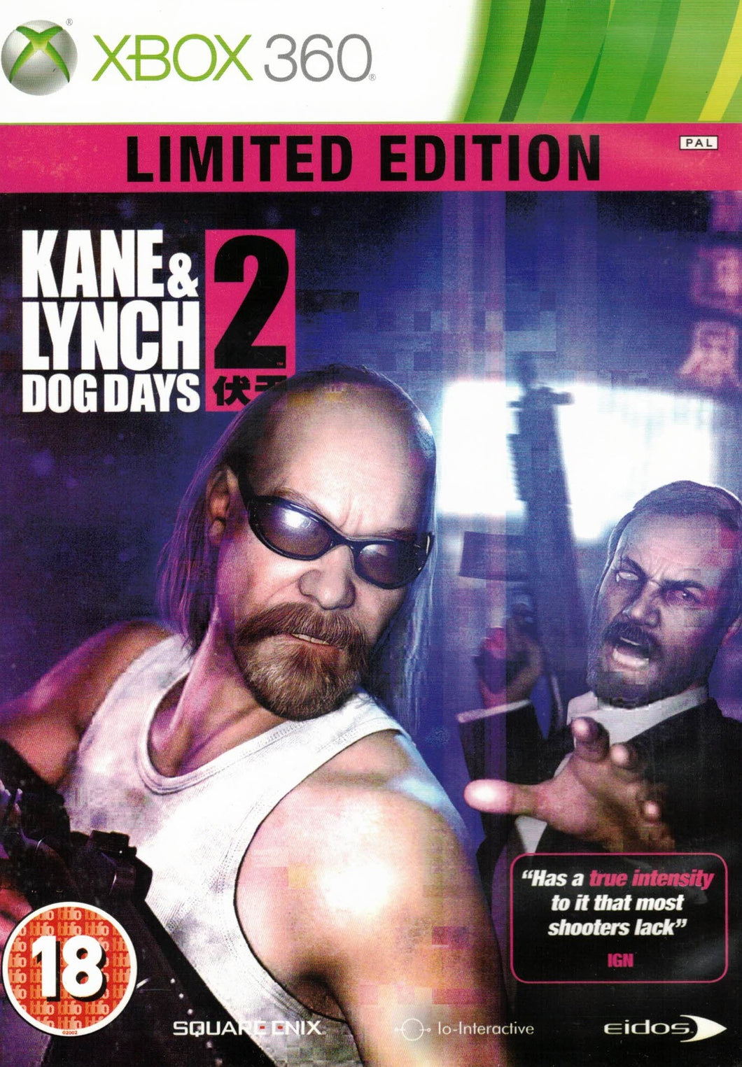 Kane and Lynch 2: Dog Days - Limited Edition (Xbox 360) (Importación inglesa)(de segunda mano)