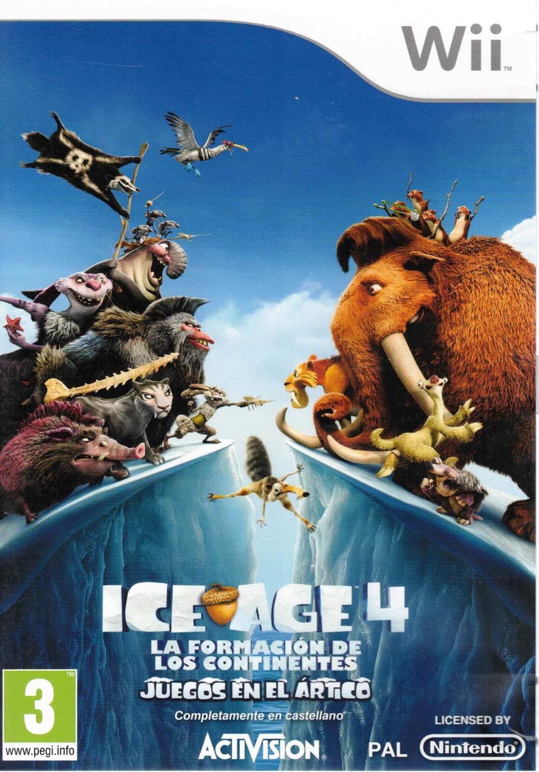 ICE ACE 4: LA FORMACIÓN DE LOS CONTINENTES (Wii) C-164 (de segunda mano muy bueno)