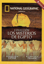 Load image into Gallery viewer, THE MYSTERIES OF EGYPT (DVD) NATIONAL GEOGRAPHIC COLLECTION - THE ENIGMA OF THE SPHINX - THE PYRAMID CODE (second hand)