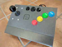 Cargar imagen en el visor de la galería, ARCADE STICK 7 BOTONES (para PC, PS3 y Raspberry) (NUEVO, de exposición) (IMPRESIÓN 3D)
