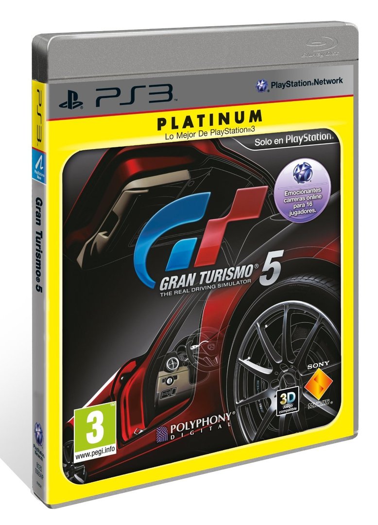 Gran Turismo 5 PLATINUM (PS3) (de segunda mano bueno)
