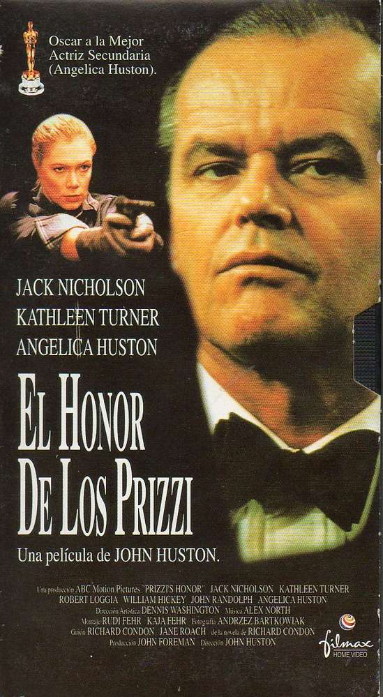 THE HONOR OF THE PRIZZI (VHS)