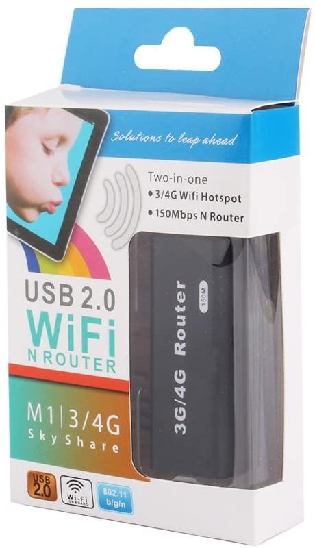 Mini Router M1 Wifi 3G / 4G Portátil Wlan Hotspot 150Mbps Rj45 Usb Router Inalámbrico (NUEVO)
