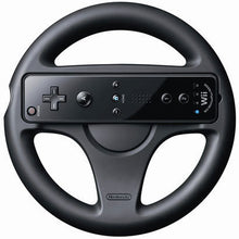 Load image into Gallery viewer, OFFICIAL black Wii steering wheel (good used, controller sold separately)
