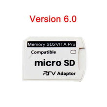 Cargar imagen en el visor de la galería, Adaptador de Tarjeta de Memoria para PS VITA V6.0 SD2VITA Pro, 1000 2000, tarjeta Micro SD (nueva)
