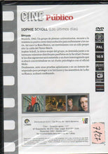 Cargar imagen en el visor de la galería, SOPHIE SCHOLL "LOS ÚLTIMOS DÍAS (DVD) NUEVA