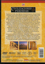 Cargar imagen en el visor de la galería, CIVILIZACIONES PERDIDAS VOL. 1 EGIPTO &quot;EN BUSCA DE LA INMORTALIDAD (DVD) (de segunda mano muy bueno)
