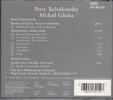 Cargar imagen en el visor de la galería, PILZ: PETER TSCHAIKOWSKY - MICHAIL GLINKA (CD) (de segunda mano muy bueno)
