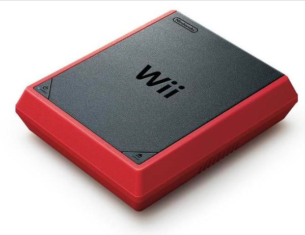 Nintendo Wii - Consola Mini, Color Rojo+Mando (de segunda mano muy buena)
