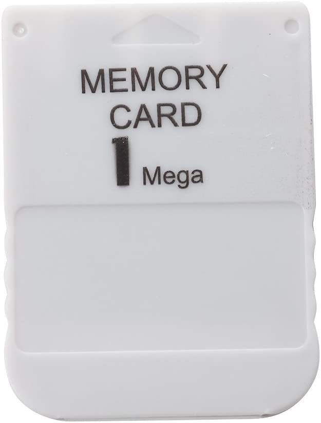 Tarjeta de memoria blanca de 1 MB para Playstation 1 PSX (NUEVA)