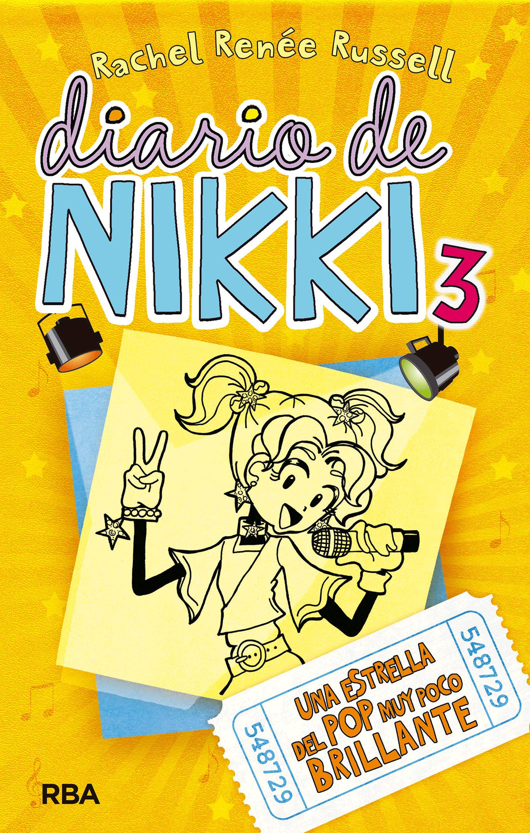 Diario de Nikki 3: c-85 Una estrella del pop muy poco brillante - Rachel Renée Russell (Libro tapa dura, de segunda mano)