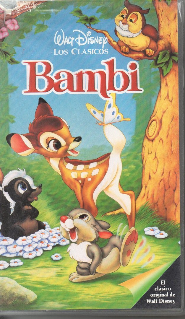 BAMBI Disney (VHS) (de segunda mano bueno)