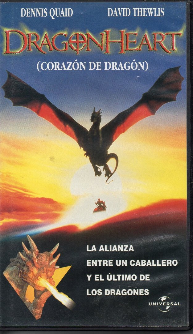 CORAZÓN DE DRAGÓN (VHS) (de segunda mano bueno)