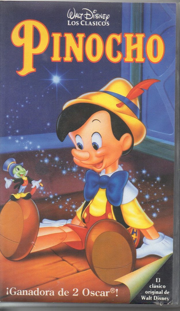 PINOCHO DISNEY Disney (VHS) (de segunda mano bueno)