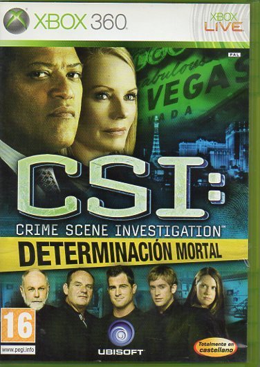 CSI: Determinación Mortal (xbox 360) (de segunda mano muy bueno)