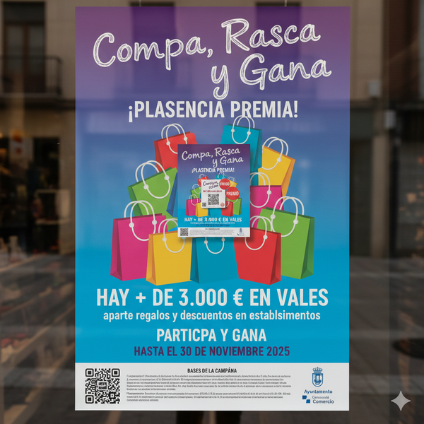 ¡A Comprar en Plasencia y Ganar con la Campaña "Compra, Rasca y Gana"!