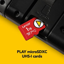 Cargar imagen en el visor de la galería, Lexar Play Tarjeta Micro SD 256GB, microSDXC UHS-I, hasta 150MB/s (NUEVA)
