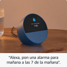 Cargar imagen en el visor de la galería, Amazon Echo Spot (última generación) Despertador inteligente con sonido de calidad y Alexa - Negro (NUEVO)
