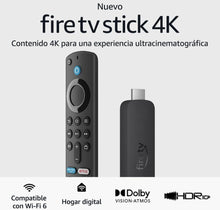 Load image into Gallery viewer, New Fire TV Stick 4K - Wi-Fi 6, Dolby Vision, Dolby Atmos and HDR10+ (NEW)
