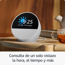 Cargar imagen en el visor de la galería, Amazon Echo Spot (última generación) Despertador inteligente con sonido de calidad y Alexa - Negro (NUEVO)
