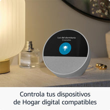 Cargar imagen en el visor de la galería, Amazon Echo Spot (última generación) Despertador inteligente con sonido de calidad y Alexa - Negro (NUEVO)
