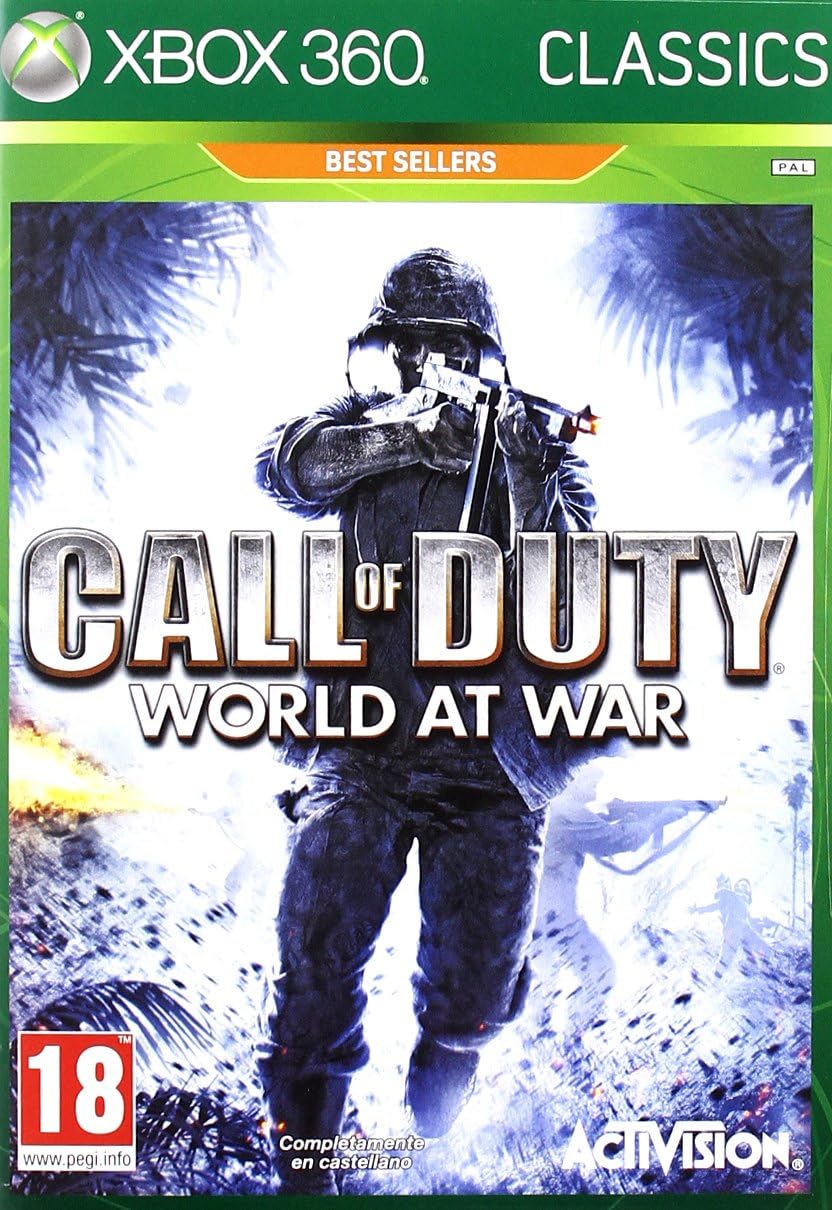 CALL OF DUTY WORLD AT WAR (CLASSICS) (XBOX 360) NUEVO