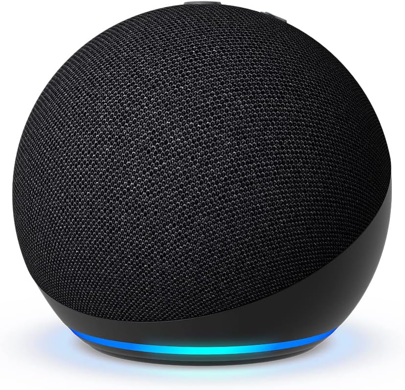 Echo Dot (5th Gen, 2022 Model) Bluetooth Smart Speaker with Alexa/Anthracite (NEW)