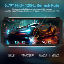 Cargar imagen en el visor de la galería, Teléfono 8849 Tank 3 Teléfono Movil Resistente, 23800mAh/120W Android 13 Móvil Irrompible 5G, 32GB RAM+512GB ROM, 6.79&#39;&#39; FHD+ Smartphone Resistente con 1200 Lúmenes Luz Camping, 200MP Cámara Principal/GPS/OTG (de segunda mano muy bueno)
