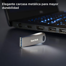 Load image into Gallery viewer, SanDisk 128GB Ultra Luxe Flash Memory, USB 3.2, with transfer speeds up to 400MB/s (N)
