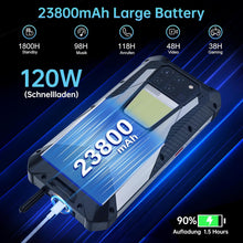 Cargar imagen en el visor de la galería, Teléfono 8849 Tank 3 Teléfono Movil Resistente, 23800mAh/120W Android 13 Móvil Irrompible 5G, 32GB RAM+512GB ROM, 6.79&#39;&#39; FHD+ Smartphone Resistente con 1200 Lúmenes Luz Camping, 200MP Cámara Principal/GPS/OTG (de segunda mano muy bueno)
