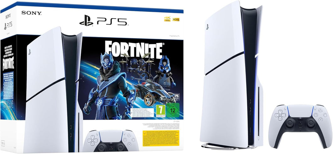 PlayStation 5 console: Fortnite Cobalt Star (PS5) slim pack NEW