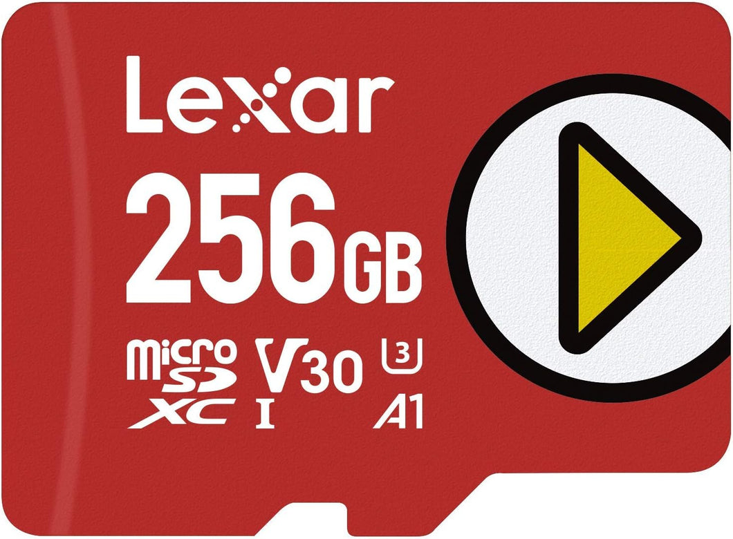 Lexar Play Micro SD Card 256GB, microSDXC UHS-I, up to 150MB/s (NEW)