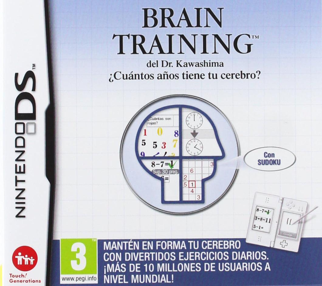 Brain trainning NINTENDO DS (de segunda mano muy bueno)