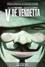 Load image into Gallery viewer, V FOR VENDETTA (VOLUME 1) C-198 - ALAN MOORE &amp; DAVID LLOYD (COMIC)(very good second hand, hardcover)
