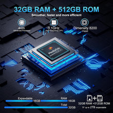 Cargar imagen en el visor de la galería, Teléfono 8849 Tank 3 Teléfono Movil Resistente, 23800mAh/120W Android 13 Móvil Irrompible 5G, 32GB RAM+512GB ROM, 6.79&#39;&#39; FHD+ Smartphone Resistente con 1200 Lúmenes Luz Camping, 200MP Cámara Principal/GPS/OTG (de segunda mano muy bueno)
