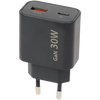 Sitecom 30W GaN fast charger (NEW) USB-A 18W/USB-C 30W BLACK 