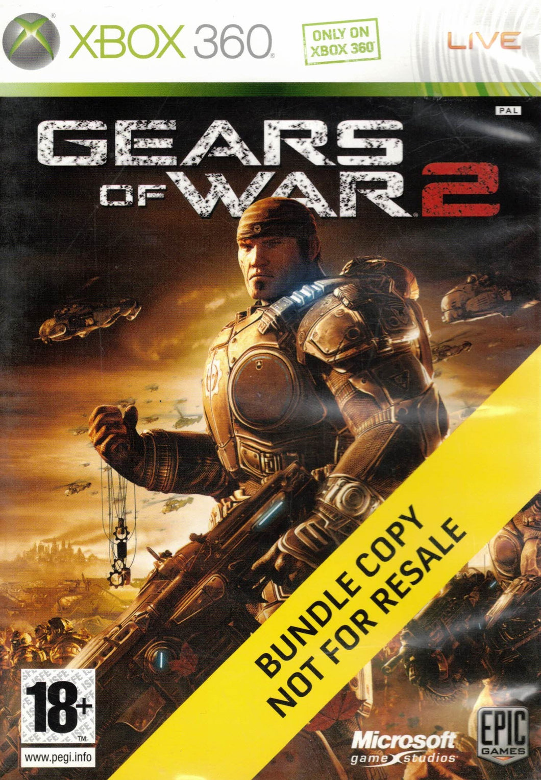 GEARS OF WAR 2 (Xbox 360) (Importación inglesa)(de segunda mano muy bueno)